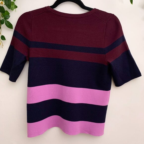 Ann‎ Taylor Striped Knit Top Size XS - Picture 8 of 8